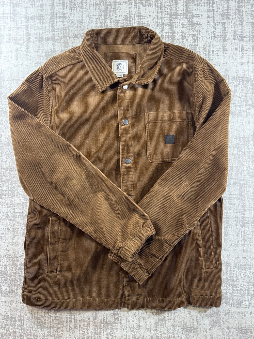 O'Neill Men's OG Heritage Jacket 100% organic cotton corduroy body size L 28X22